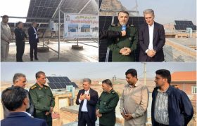 افتتاح ۲۲ نیروگاه خورشیدی ۵ کیلو واتی خانگی در سلماس همزمان با هفته بسیج