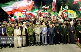 سلماس یکپارچه و متحد در ۶۶مین شب عملیات خیابان