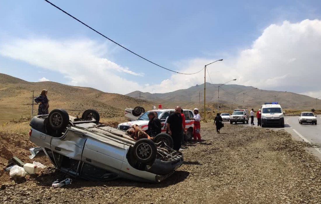 سه حادثه در کمتر از ۴ ساعت در محور ارومیه _ سلماس ۱۰ مصدوم برجا گذاشت